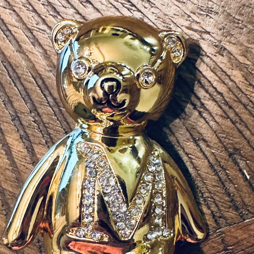 Max Mara Bear Brooche